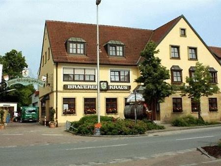 Brauerei Gasthof Kraus Hirschaid Ngoại thất bức ảnh