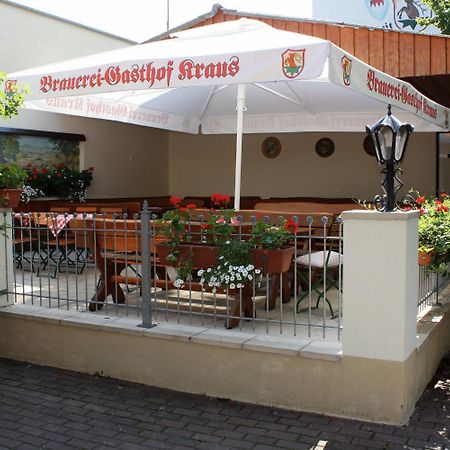 Brauerei Gasthof Kraus Hirschaid Ngoại thất bức ảnh